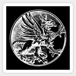 Medieval Mythical Gryphon Sticker